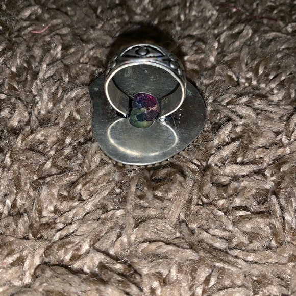 Rainbow Solar Quartz Ring & Necklace Set - Picture 6 of 8